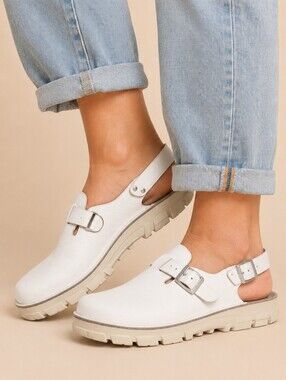 Alpro by Birkenstock Leather Slingback Clogs EU 44 M11/W13
